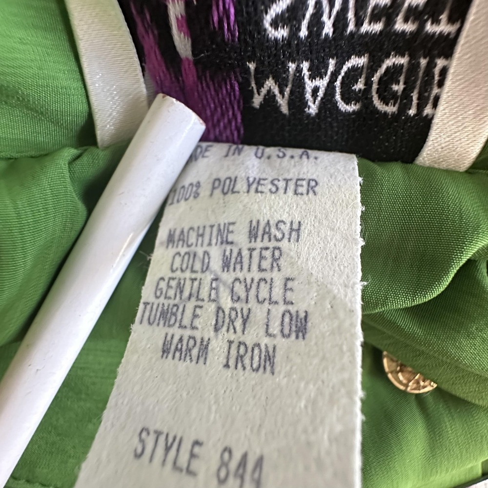 NOS Maggie‎ Sweet Shirt Womens 1X Short Sleeve Button Up Blouse Made in USA Work - Picture 8 of 10